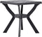 vidaXL - Bistrotafel - 70x70x72 - cm - kunststof - antraciet