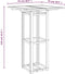 vidaXL - Bistrotafel - 75x75x110 - cm - massief - acaciahout
