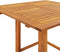 vidaXL - Bistrotafel - 75x75x110 - cm - massief - acaciahout