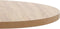 vidaXL - Bistrotafel - 80 - cm - MDF - lichtbruin