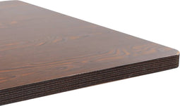 vidaXL - Bistrotafel - 80x80 - cm - MDF - donkerbruin