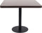 vidaXL - Bistrotafel - 80x80 - cm - MDF - donkerbruin