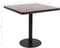 vidaXL - Bistrotafel - 80x80 - cm - MDF - donkerbruin