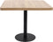 vidaXL - Bistrotafel - 80x80 - cm - MDF - lichtbruin