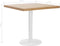 vidaXL - Bistrotafel - 80x80 - cm - MDF - lichtbruin