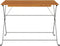vidaXL - Bistrotafel - inklapbaar - 100x54x71 - cm - massief - acaciahout - en - staal