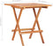 vidaXL - Bistrotafel - inklapbaar - 60x60x65 - cm - massief - teakhout