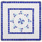 vidaXL - Bistrotafel - mozaïek - 60 - cm - keramiek - blauw - en - wit