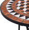vidaXL - Bistrotafel - mozaïek - 60 - cm - keramiek - bruin