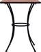 vidaXL - Bistrotafel - mozaïek - 60 - cm - keramiek - terracottakleurig