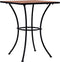 vidaXL - Bistrotafel - mozaïek - 60 - cm - keramiek - terracottakleurig