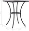vidaXL - Bistrotafel - mozaïek - 60 - cm - keramiek - zwart - en - wit