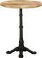 vidaXL - Bistrotafel - Ø - 60x76 - cm - ruw - mangohout