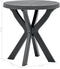 vidaXL - Bistrotafel - Ø70 - cm - kunststof - antraciet