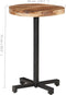 vidaXL - Bistrotafel - rond - Ø50x75 - cm - massief - acaciahout