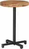 vidaXL - Bistrotafel - rond - Ø50x75 - cm - massief - acaciahout