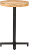 vidaXL - Bistrotafel - rond - Ø50x75 - cm - ruw - mangohout