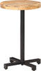 vidaXL - Bistrotafel - rond - Ø50x75 - cm - ruw - mangohout