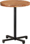 vidaXL - Bistrotafel - rond - Ø60x75 - cm - massief - acaciahout