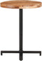 vidaXL - Bistrotafel - rond - Ø60x75 - cm - massief - acaciahout