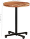 vidaXL - Bistrotafel - rond - Ø60x75 - cm - massief - acaciahout