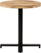 vidaXL - Bistrotafel - rond - Ø70x75 - cm - ruw - mangohout
