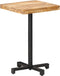 vidaXL - Bistrotafel - vierkant - 50x50x75 - cm - ruw - mangohout