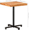 vidaXL - Bistrotafel - vierkant - 60x60x75 - cm - massief - acaciahout