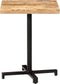vidaXL - Bistrotafel - vierkant - 60x60x75 - cm - ruw - mangohout