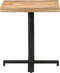 vidaXL - Bistrotafel - vierkant - 70x70x75 - cm - ruw - mangohout