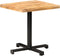 vidaXL - Bistrotafel - vierkant - 70x70x75 - cm - ruw - mangohout