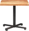 vidaXL - Bistrotafel - vierkant - 80x80x75 - cm - massief - acaciahout