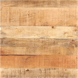 vidaXL - Bistrotafel - vierkant - 80x80x75 - cm - ruw - mangohout