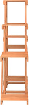 vidaXL - Bloemenstandaard - 110x25x96 - cm - massief - vurenhout