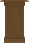 vidaXL - Bloemenstandaard - 40x40x60 - cm - massief - grenenhout - honingbruin