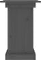 vidaXL - Bloemenstandaard - 40x40x60 - cm - massief - grenenhout - grijs