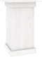 vidaXL - Bloemenstandaard - 40x40x60 - cm - massief - grenenhout - wit