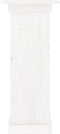vidaXL - Bloemenstandaard - 40x40x90 - cm - massief - grenenhout - wit