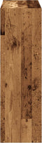 vidaXL - Boekenkast - 102x32x102 - cm - bewerkt - hout - oud - houtkleurig