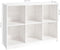 vidaXL - Boekenkast - 104x33x76 - cm - massief - grenenhout - wit
