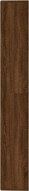 vidaXL - Boekenkast - 155x24x160 - cm - bruin - eikenkleur