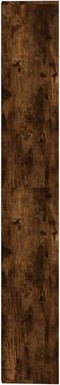 vidaXL - Boekenkast - 155x24x160 - cm - gerookt - eikenkleurig