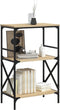 vidaXL - Boekenkast - 3-laags - 59x35x90,5 - cm - bewerkt - hout - sonoma - eiken