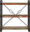 vidaXL - Boekenkast - 3-laags - 77x30x80 - cm - massief - recycled - hout - en - ijzer