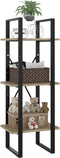 vidaXL - Boekenkast - 3 - schappen - 40x30x105 - cm - bewerkt - hout - sonoma - eiken