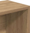 vidaXL - Boekenkast - 31x24x102 - cm - bewerkt - hout - artisanaal - eikenkleurig