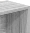 vidaXL - Boekenkast - 31x24x102 - cm - bewerkt - hout - grijs - sonoma - eikenkleurig