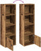 vidaXL - Boekenkast - 31x24x102 - cm - bewerkt - hout - oud - houtkleurig