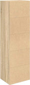 vidaXL - Boekenkast - 31x24x102 - cm - bewerkt - hout - sonoma - eikenkleurig