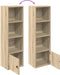 vidaXL - Boekenkast - 31x24x102 - cm - bewerkt - hout - sonoma - eikenkleurig
